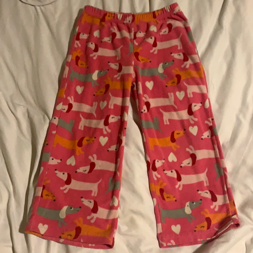 2/$10 Carter’s dachshund fleece pajama bottoms